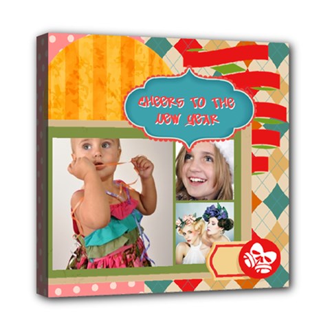 new year and christmas - Mini Canvas 8 x 8 (Stretched) new year and christmas - Mini Canvas 8 x 8 (Stretched)