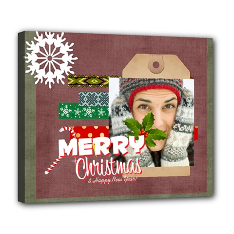christmas gif - Deluxe Canvas 24  x 20  (Stretched)