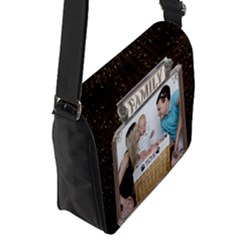 Flap Closure Messenger Bag (S) 