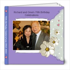 70th birthday book - 8x8 Photo Book (20 pages)