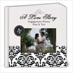 8x8 (20 pages) B/W Simple Engagement/Wedding - 8x8 Photo Book (20 pages)