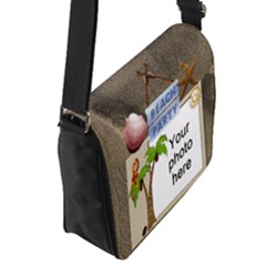 Flap Closure Messenger Bag (S) 