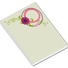 Purple Dahlia MemoPad - Large Memo Pads