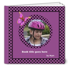 Pink and lilac Picture Deluxe Book 2 8x8  (20 pages) - 8x8 Deluxe Photo Book (20 pages)