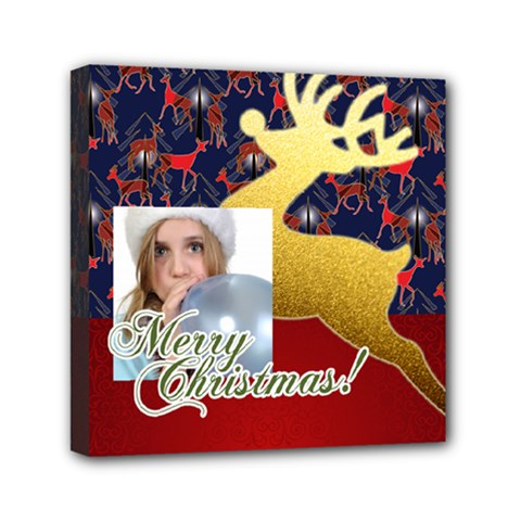 merry christmas - Mini Canvas 6 x 6 (Stretched) merry christmas - Mini Canvas 6 x 6 (Stretched)
