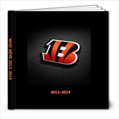 2013-2014 Bengals Scrapbook - 8x8 Photo Book (20 pages)