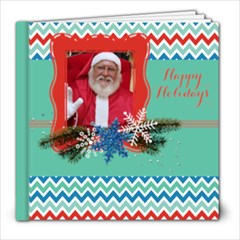 Chevron Christmas- Holiday-Photo Book 8x8 - 8x8 Photo Book (20 pages)