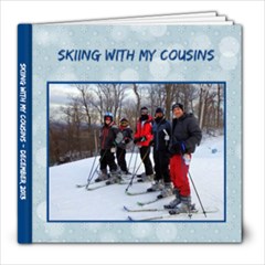 Skiing with my cousins - 8x8 Photo Book (20 pages)