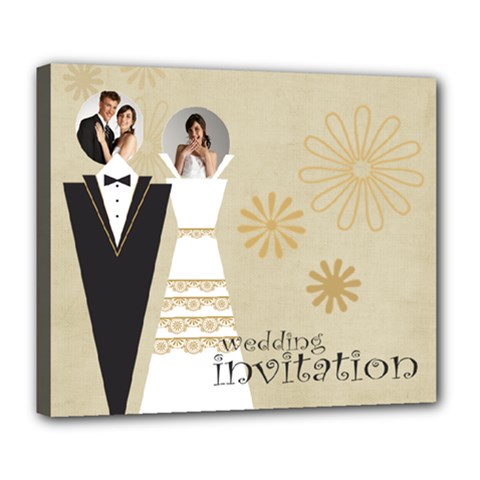 wedding - Deluxe Canvas 24  x 20  (Stretched)