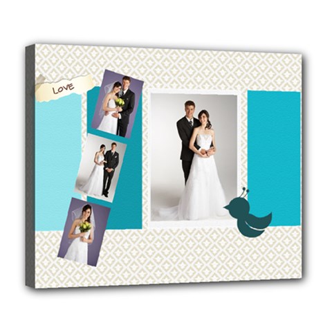 wedding - Deluxe Canvas 24  x 20  (Stretched)