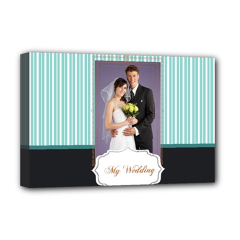 wedding - Deluxe Canvas 18  x 12  (Stretched)