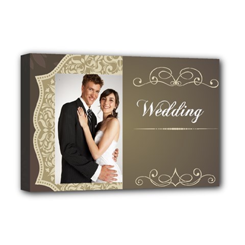 wedding - Deluxe Canvas 18  x 12  (Stretched)