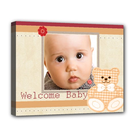 baby - Deluxe Canvas 20  x 16  (Stretched)