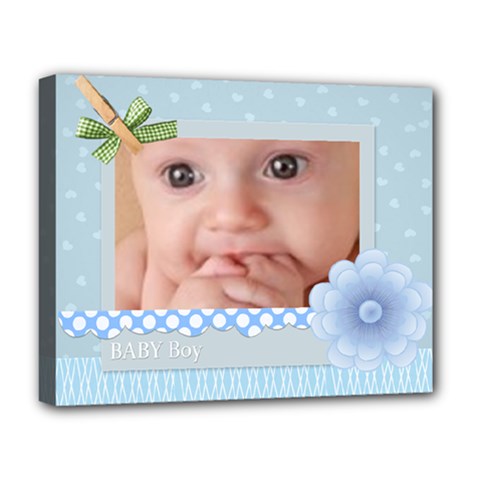 baby - Deluxe Canvas 20  x 16  (Stretched)