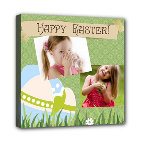 happy easter - Mini Canvas 8  x 8  (Stretched)