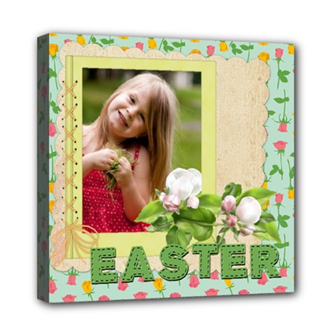 happy easter - Mini Canvas 8  x 8  (Stretched)