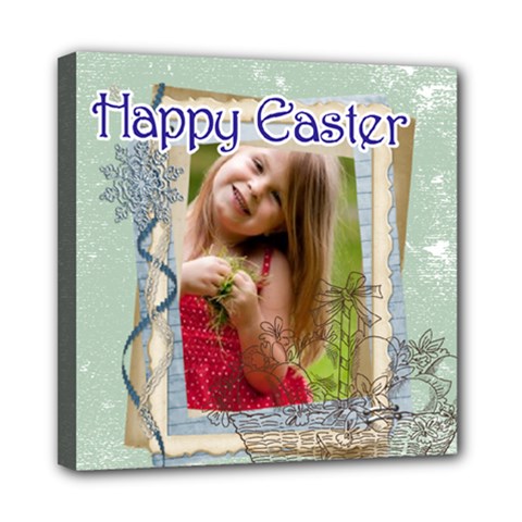 happy easter - Mini Canvas 8  x 8  (Stretched)