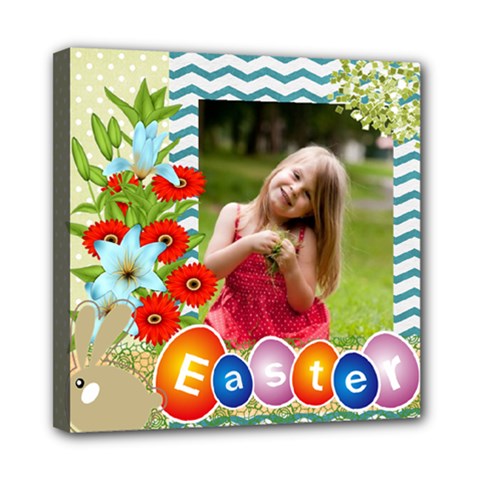 happy easter - Mini Canvas 8 x 8 (Stretched) happy easter - Mini Canvas 8 x 8 (Stretched)