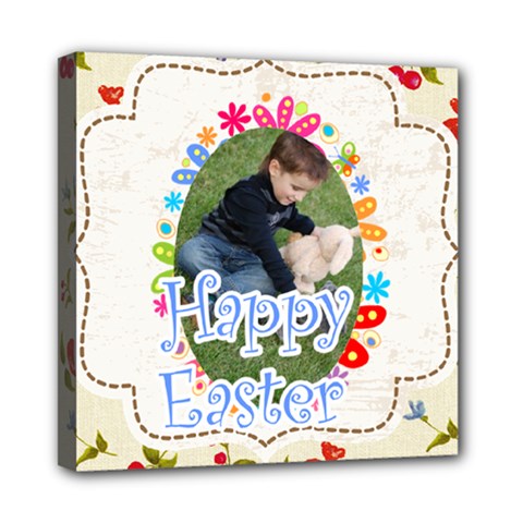 happy easter - Mini Canvas 8 x 8 (Stretched) happy easter - Mini Canvas 8 x 8 (Stretched)