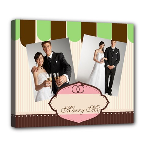 wedding - Deluxe Canvas 24  x 20  (Stretched)