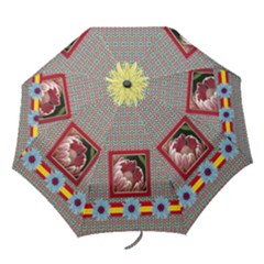 Tweed Folding Umbrella