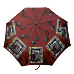 Music folding umbrella