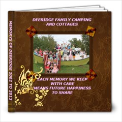 Deeridge Family Camping and Cottage - 8x8 Photo Book (20 pages)