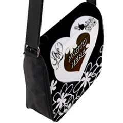 Flap Closure Messenger Bag (L) 