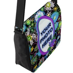 Flap Closure Messenger Bag (L) 