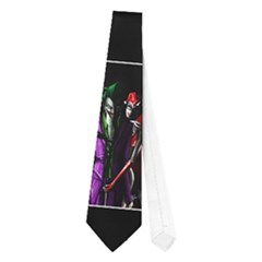 purplegreenjokerharleycrotch - Necktie (One Side)
