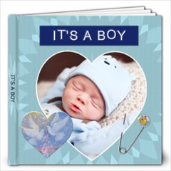 Cherished Baby Boy 12x12 Photo Book - 12x12 Photo Book (20 pages)