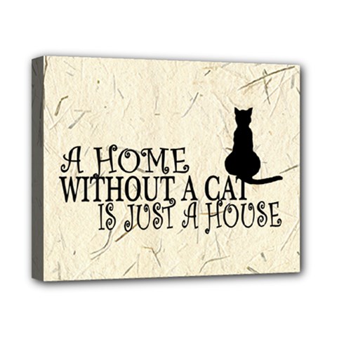 Home without a Cat - Canvas 10  x 8  (Stretched)