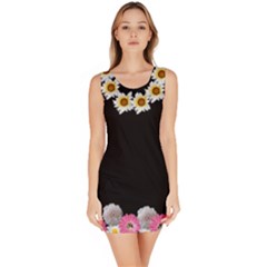 Fower Garden Full Print Bodycon Dress