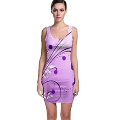Lavendar and Purple Swirl Bodycon Dress