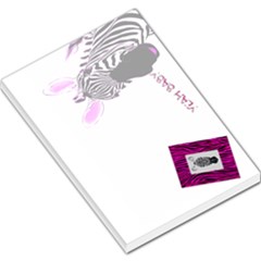 pink zebra memo pad - Large Memo Pads