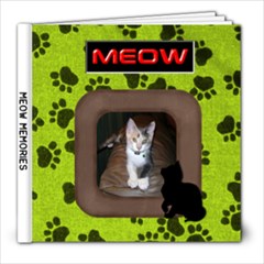 Meow Memories 8X8 album  - 8x8 Photo Book (20 pages)