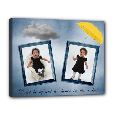 rain canvas 14x11 - Canvas 14  x 11  (Stretched)