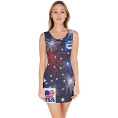 Usa Bodycon Dress #4
