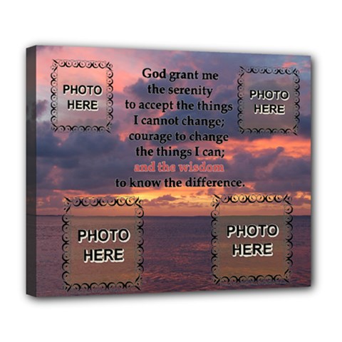 Serenity Prayer 24X20 delux canvas - Deluxe Canvas 24  x 20  (Stretched)