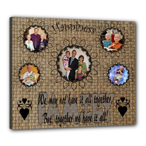 Family 24x20 Stretched Canvas #2