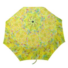 newyellowstarumb - Folding Umbrella