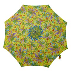 enamelyellowflowers - Hook Handle Umbrella (Small)