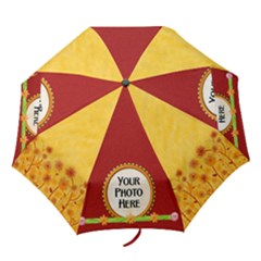 Miss Ladybugs Garden Umbrella-2 - Folding Umbrella