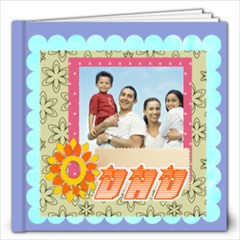 dad, fathers day, boy, man, fun, family, happy - 12x12 Photo Book (20 pages)