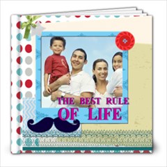 dad, fathers day, boy, man, fun, family, happy - 8x8 Photo Book (20 pages)