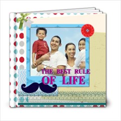 dad, fathers day, boy, man, fun, family, happy - 6x6 Photo Book (20 pages)