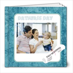 dad, fathers day, boy, man, fun, family, happy - 8x8 Photo Book (20 pages)