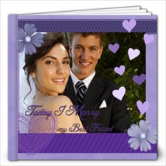 Wedding purple Book - 12x12 Photo Book (20 pages)