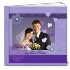 Wedding purple Book - 8x8 Deluxe Photo Book (20 pages)