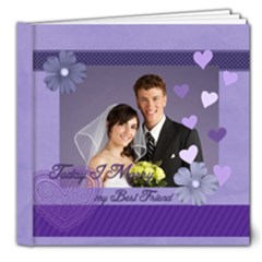 Wedding purple Book - 8x8 Deluxe Photo Book (20 pages)